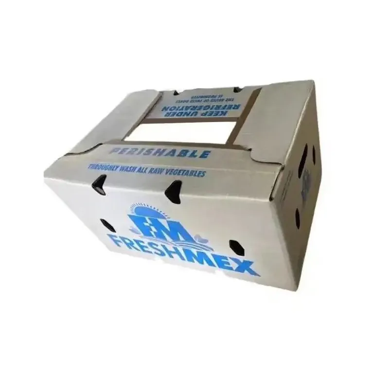 लोगो मुद्रित मोम नालीदार बॉक्स